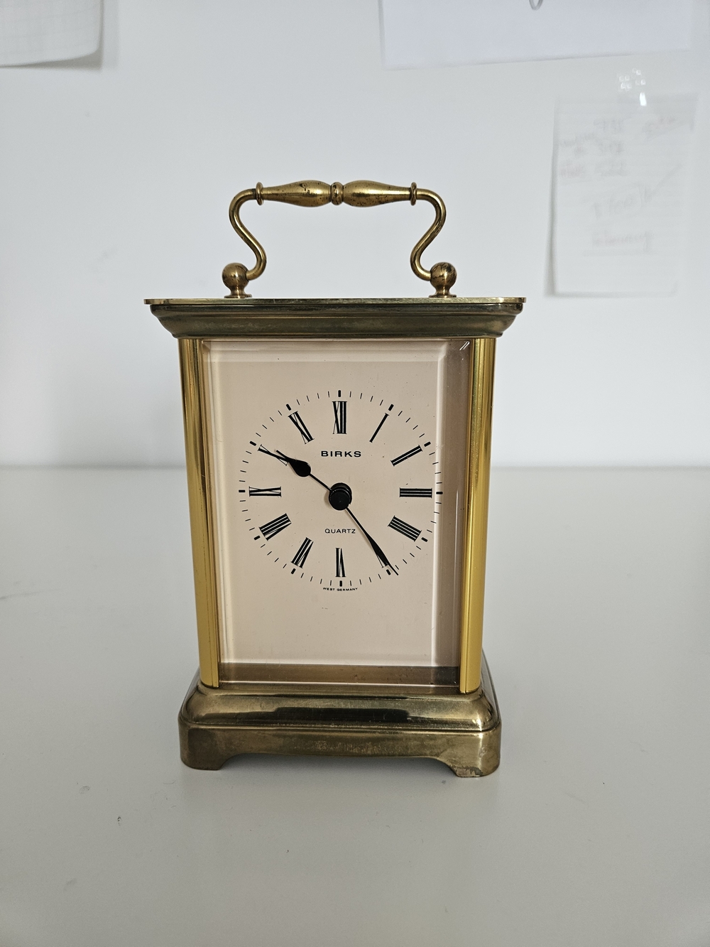 Vintage Birks Brass Carriage Clock (As-Is / Untested)